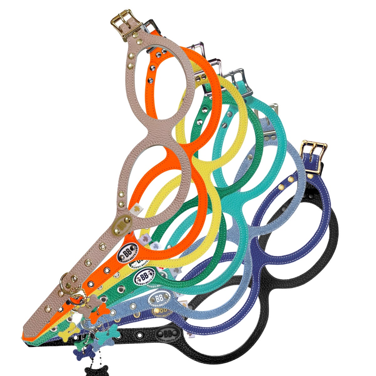 バディベルト　ハーネス・リードセット　サイズ2.5 スワロフスキー付　BB buddybelt（バディベルト）ハーネス 2.5号 ラグジュアリー