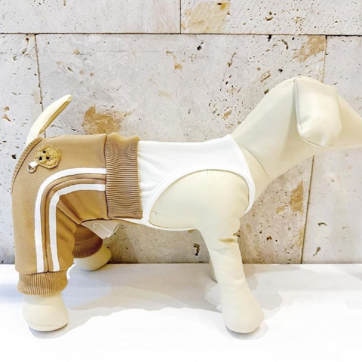 Denim rose（デニムローズ）ワッペンジャージパンツ｜PONODOG&自由が丘