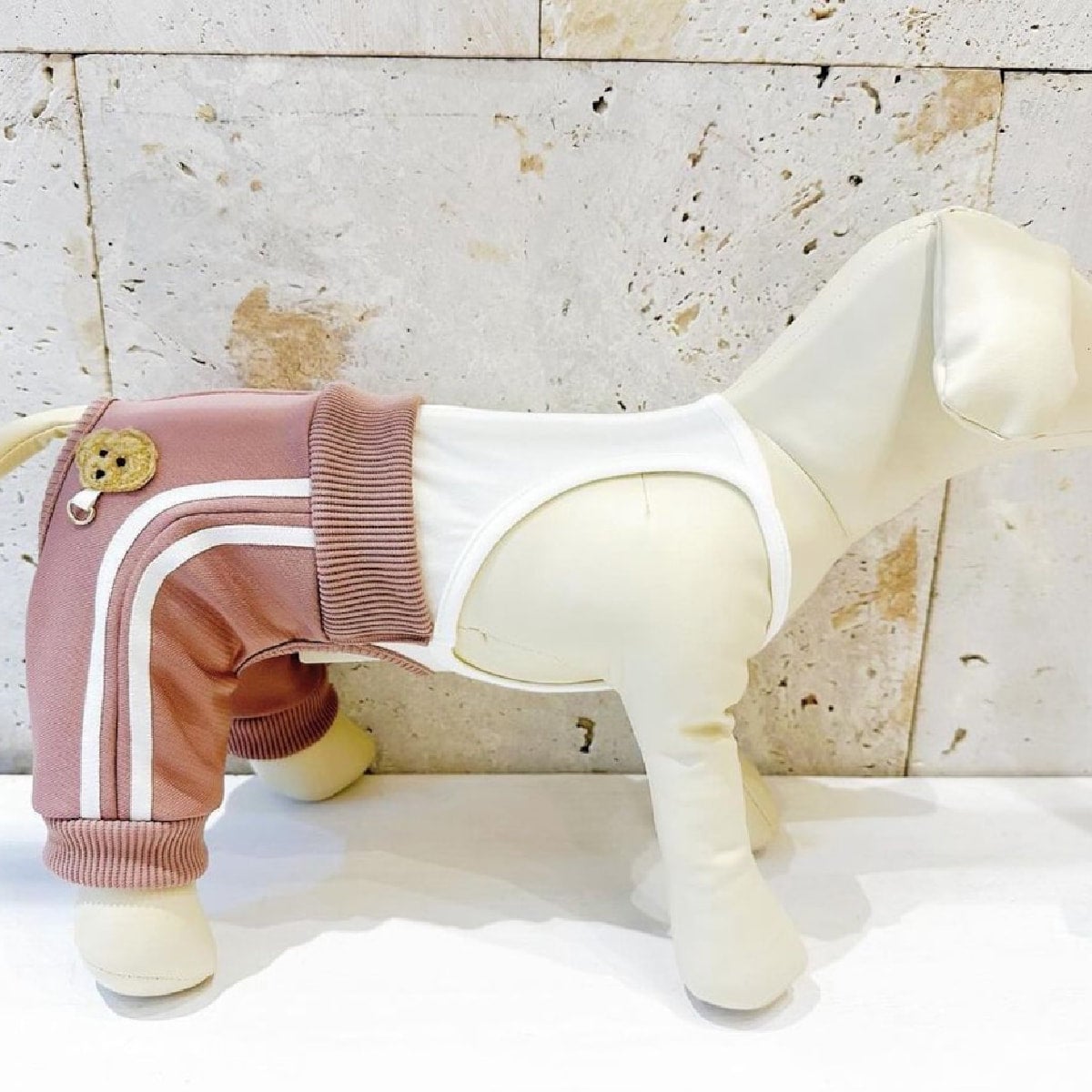 Denim rose（デニムローズ）ワッペンジャージパンツ｜PONODOG&自由が丘