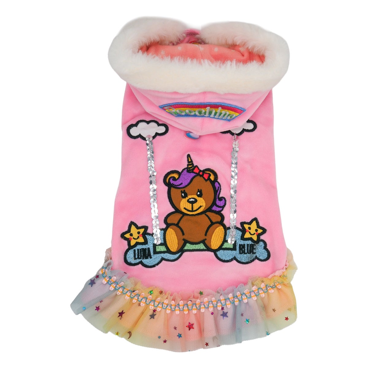 LunaBlue（ルナブルー）日本限定 POOCHINO UNICORN Hoodie Girl XS, S