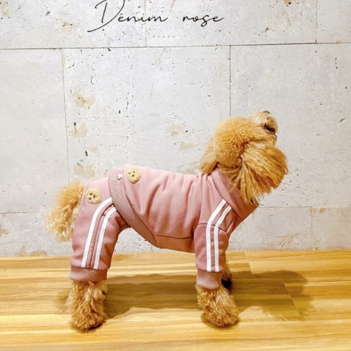 Denim rose（デニムローズ）ワッペンジャージジャケット｜PONODOG&