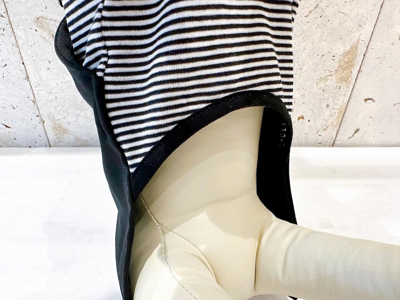 Denim rose（デニムローズ）ワッペンジャンパースカート ブラック