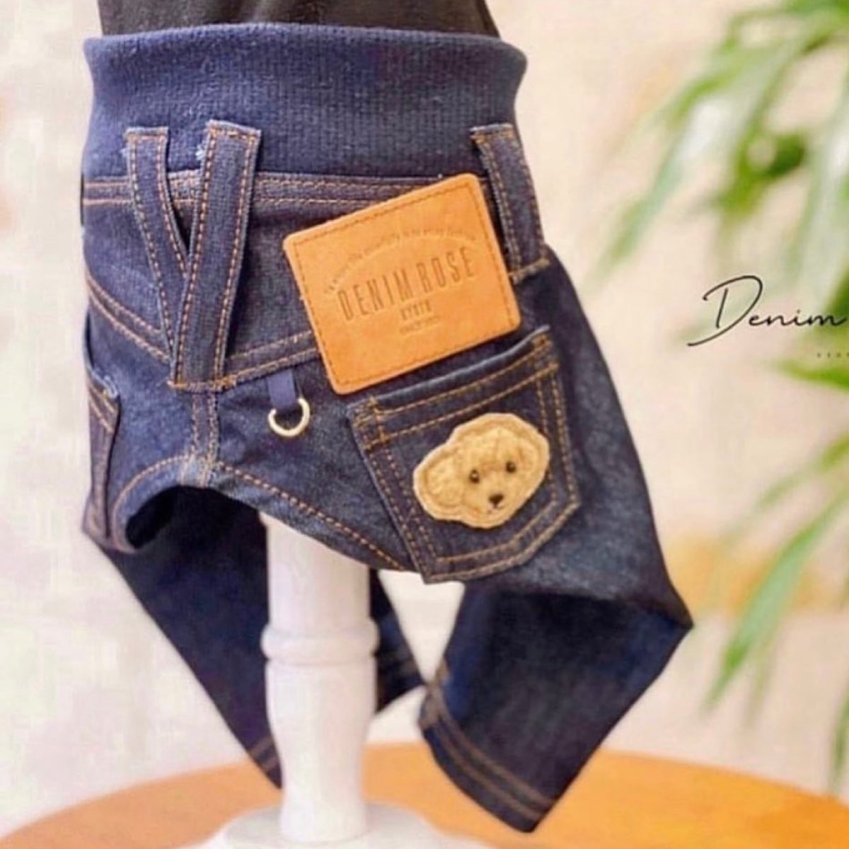 Denim rose（デニムローズ）ワッペンデニムパンツ | おしゃれな
