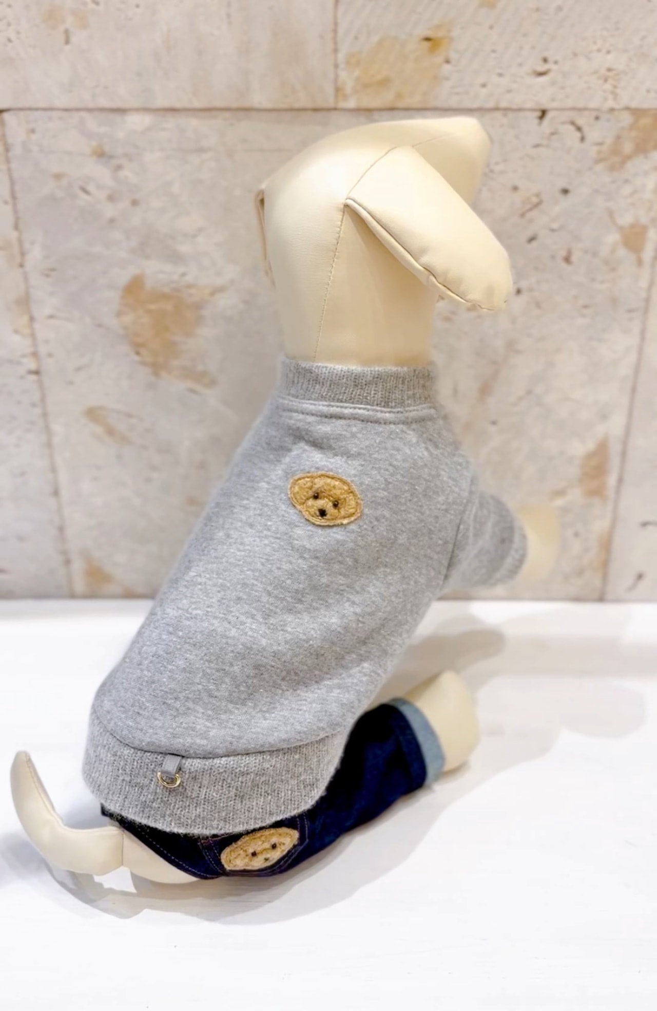 Denim rose（デニムローズ）ワッペンダブルフェイストレーナー