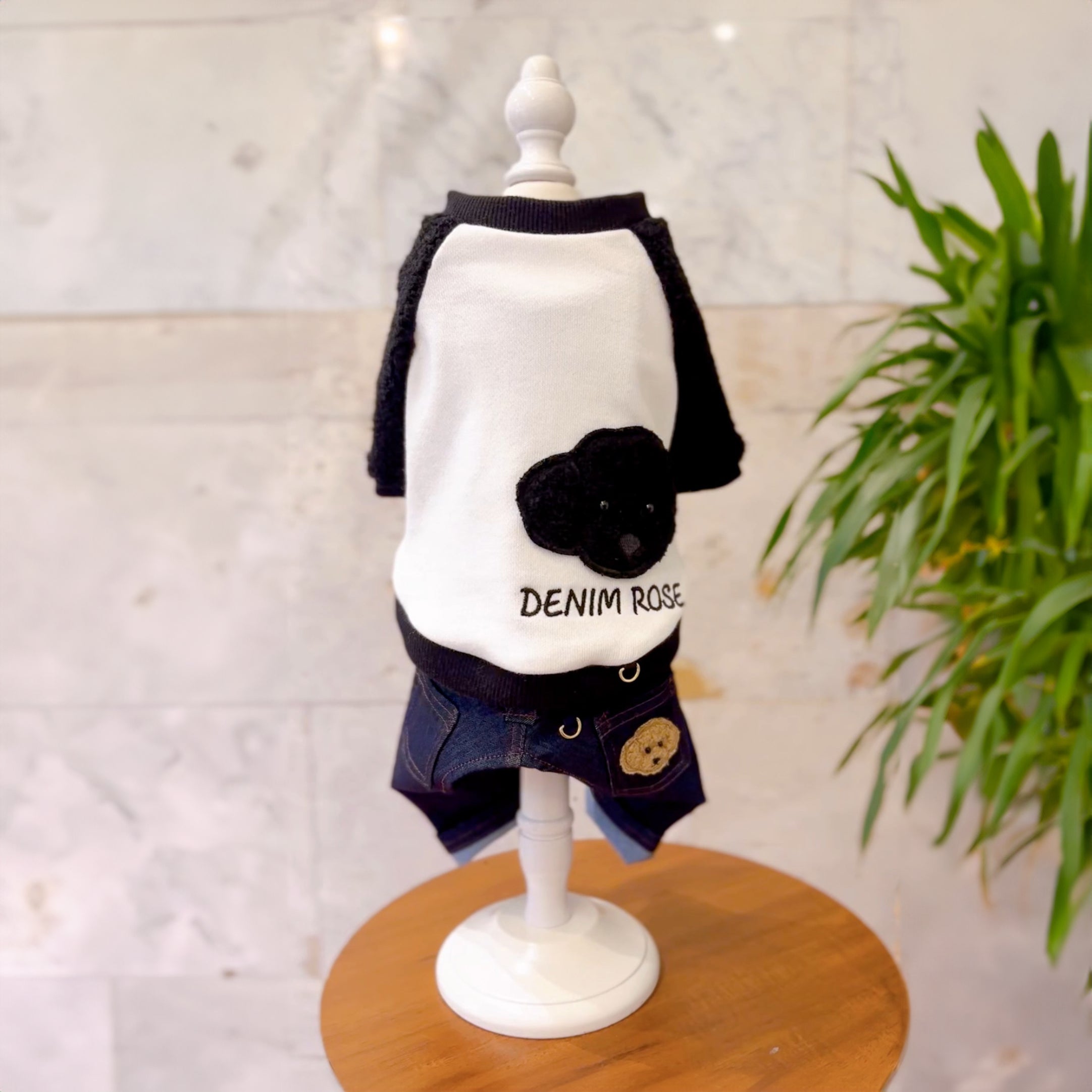 Denim rose（デニムローズ）ワッペンボアパンツ｜PONODOG&自由が丘公式